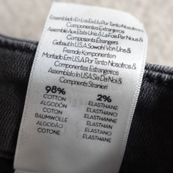 Mother Womens Jeans 28 Gray Looker Ankle Fray Made in USA - Picture 11 of 13